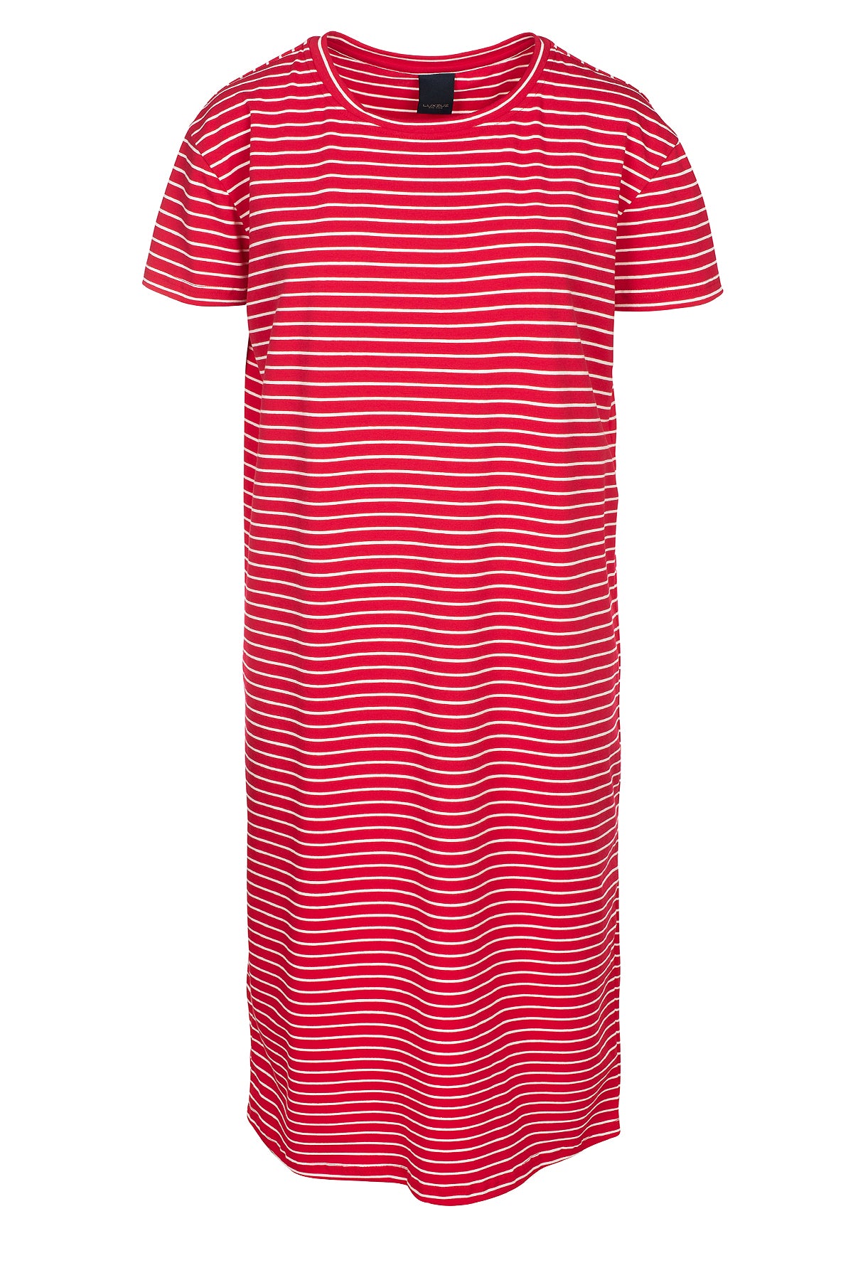 LUXZUZ // ONE TWO Aimastripe Dress Dress 349 Flame Scarlet