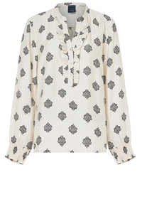 Ansigata Blouse - Coconut Milk