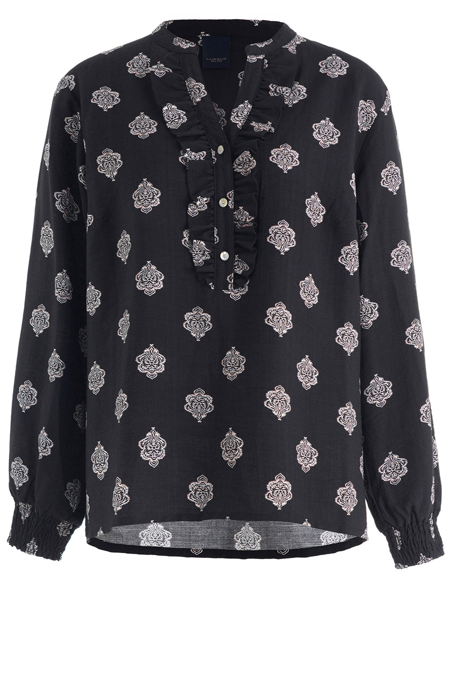 LUXZUZ // ONE TWO Ansigata Blouse Blouse 999 Black