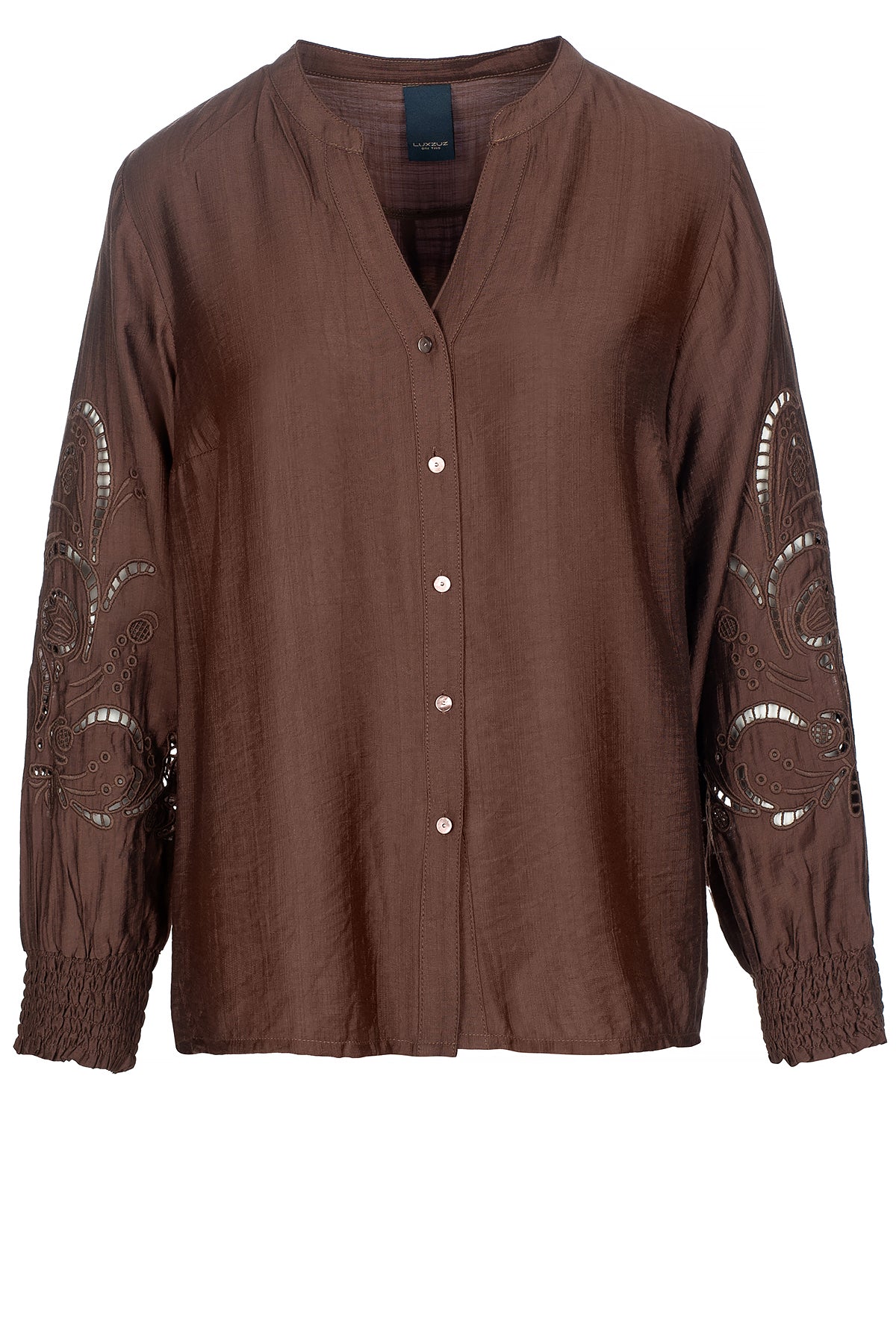 LUXZUZ // ONE TWO Ari Shirt Shirt 718 Suitcase Brown