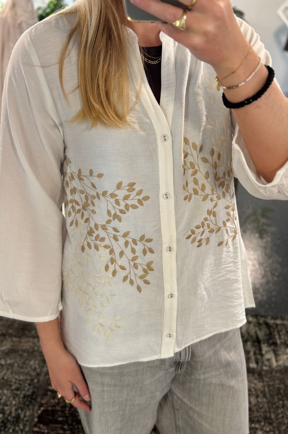 LUXZUZ // ONE TWO Ariago Shirt Shirt 737 Cream