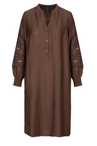 Arios Dress - Suitcase Brown