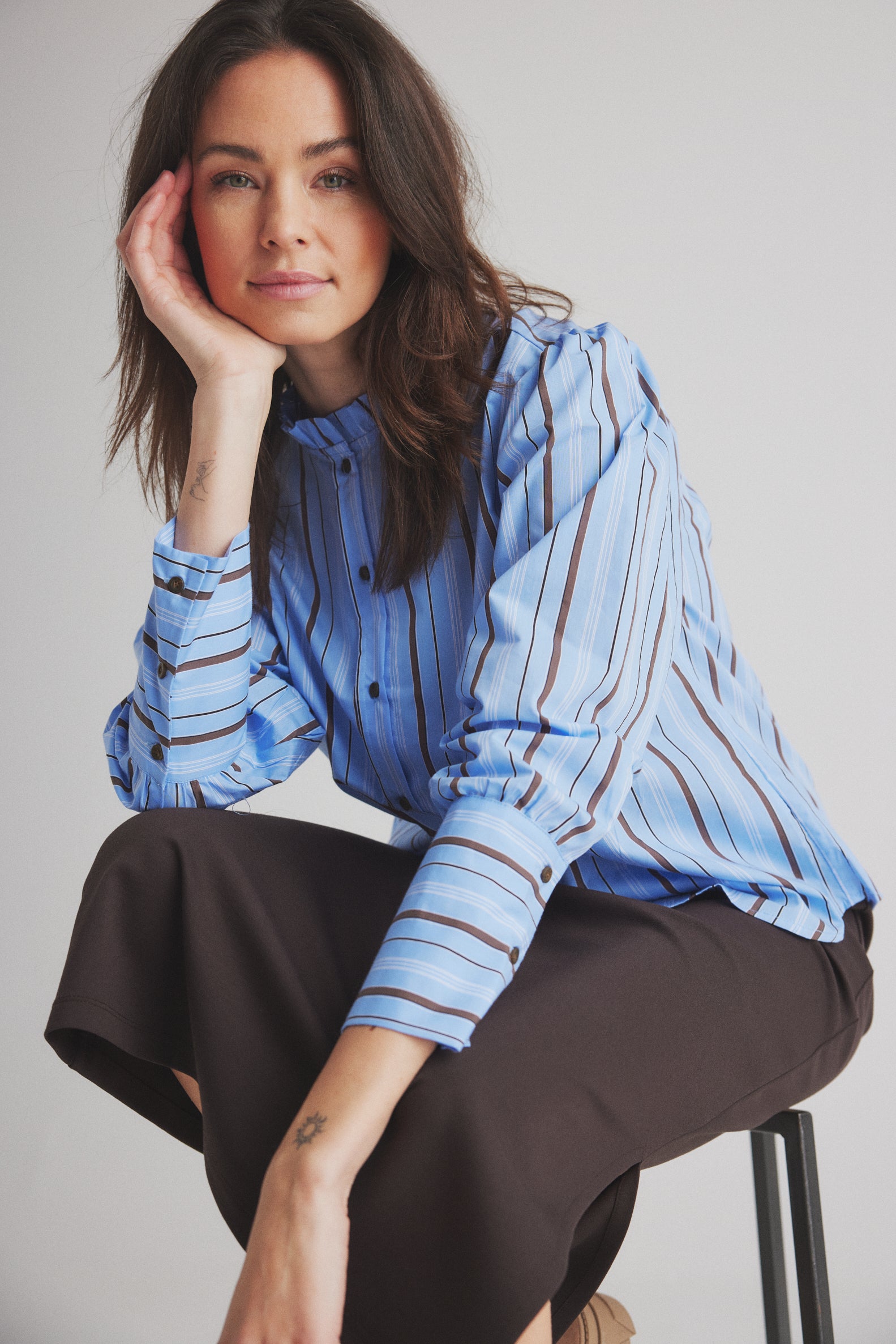 LUXZUZ // ONE TWO Barbette Skirt Skirt 799 Choco Lux