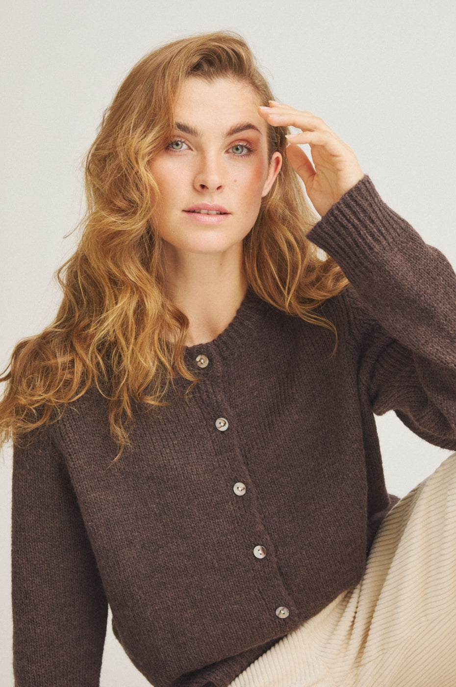 LUXZUZ // ONE TWO Birgita Knit Knit 787 Delicioso