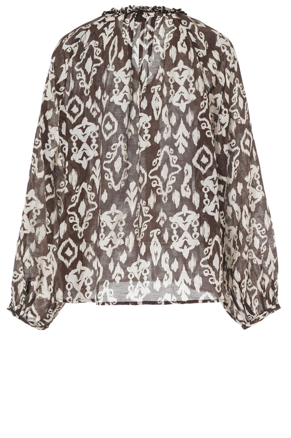 LUXZUZ // ONE TWO Chalina Shirt Shirt 795 Coffee Bean