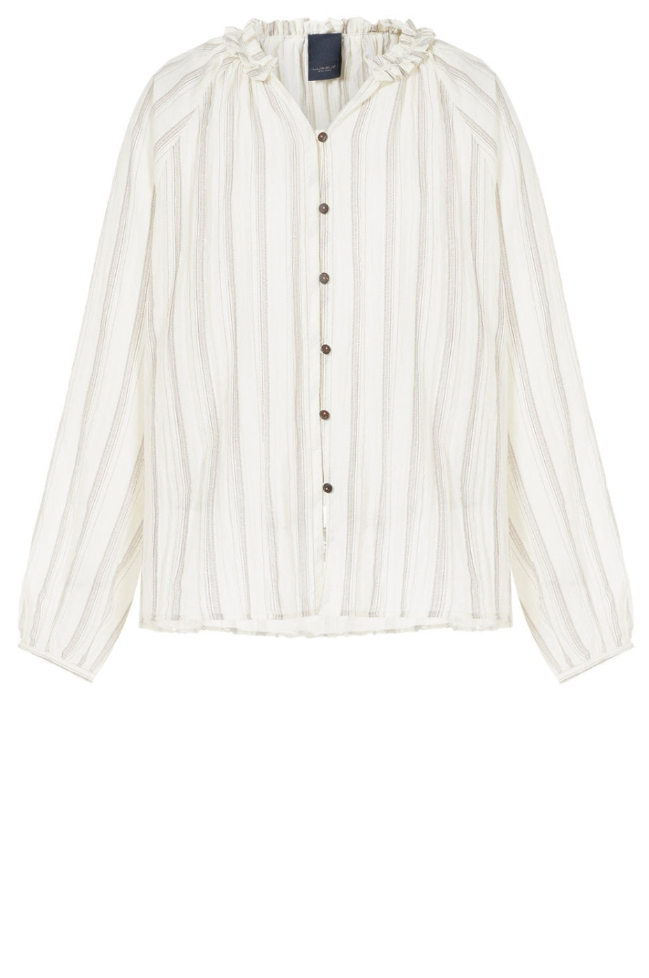 LUXZUZ // ONE TWO Chalina Shirt Shirt 737 Cream