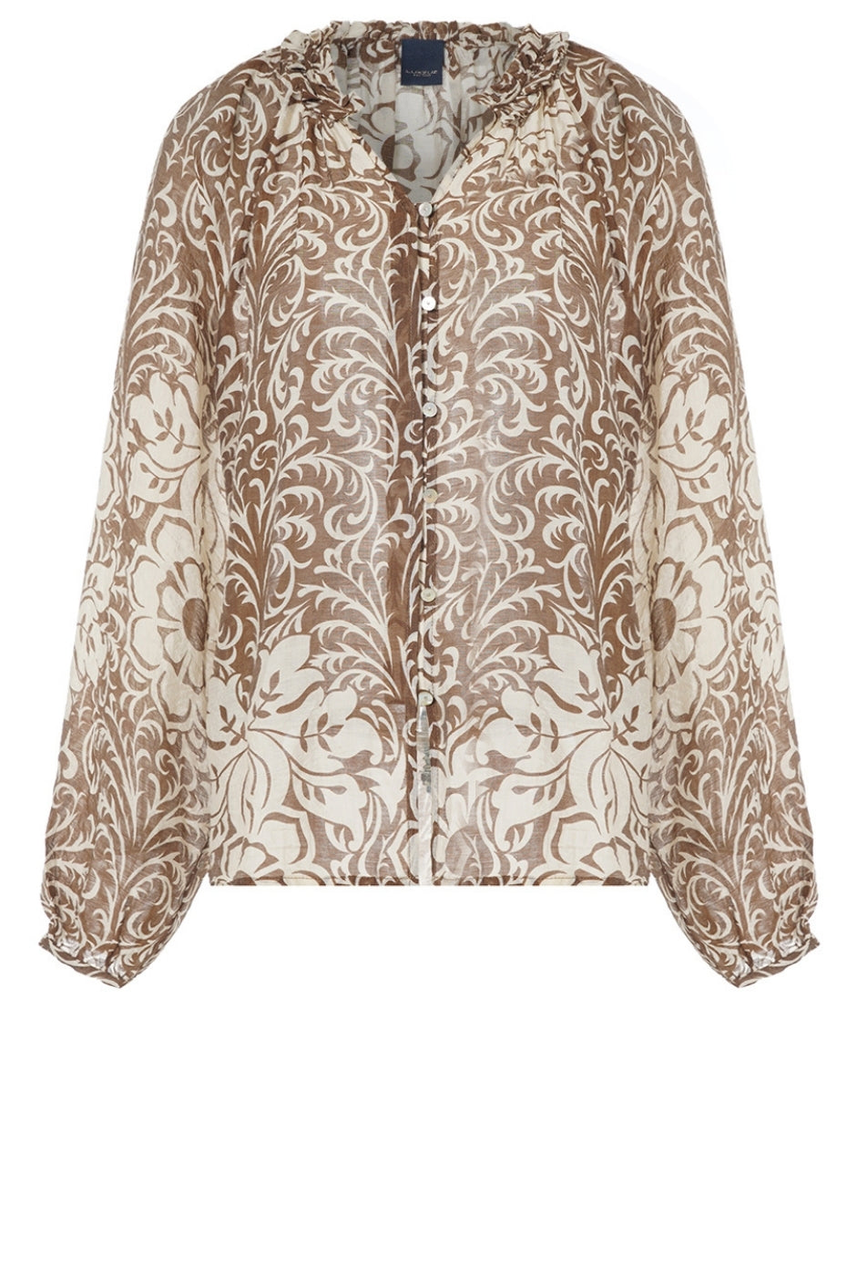 LUXZUZ // ONE TWO Chalina Shirt Shirt 798 Cocoa Brown