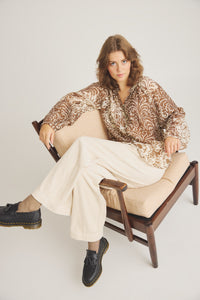 Chalina Shirt - Cocoa Brown
