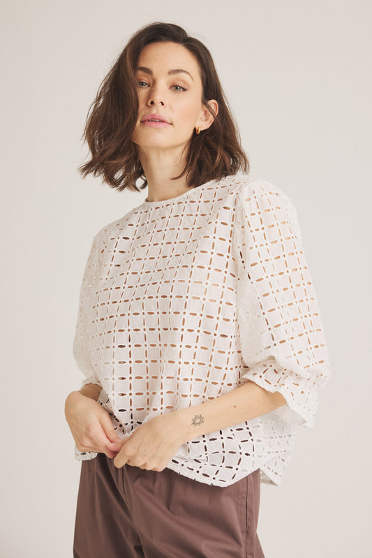 LUXZUZ // ONE TWO Constan Blouse Blouse 737 Cream