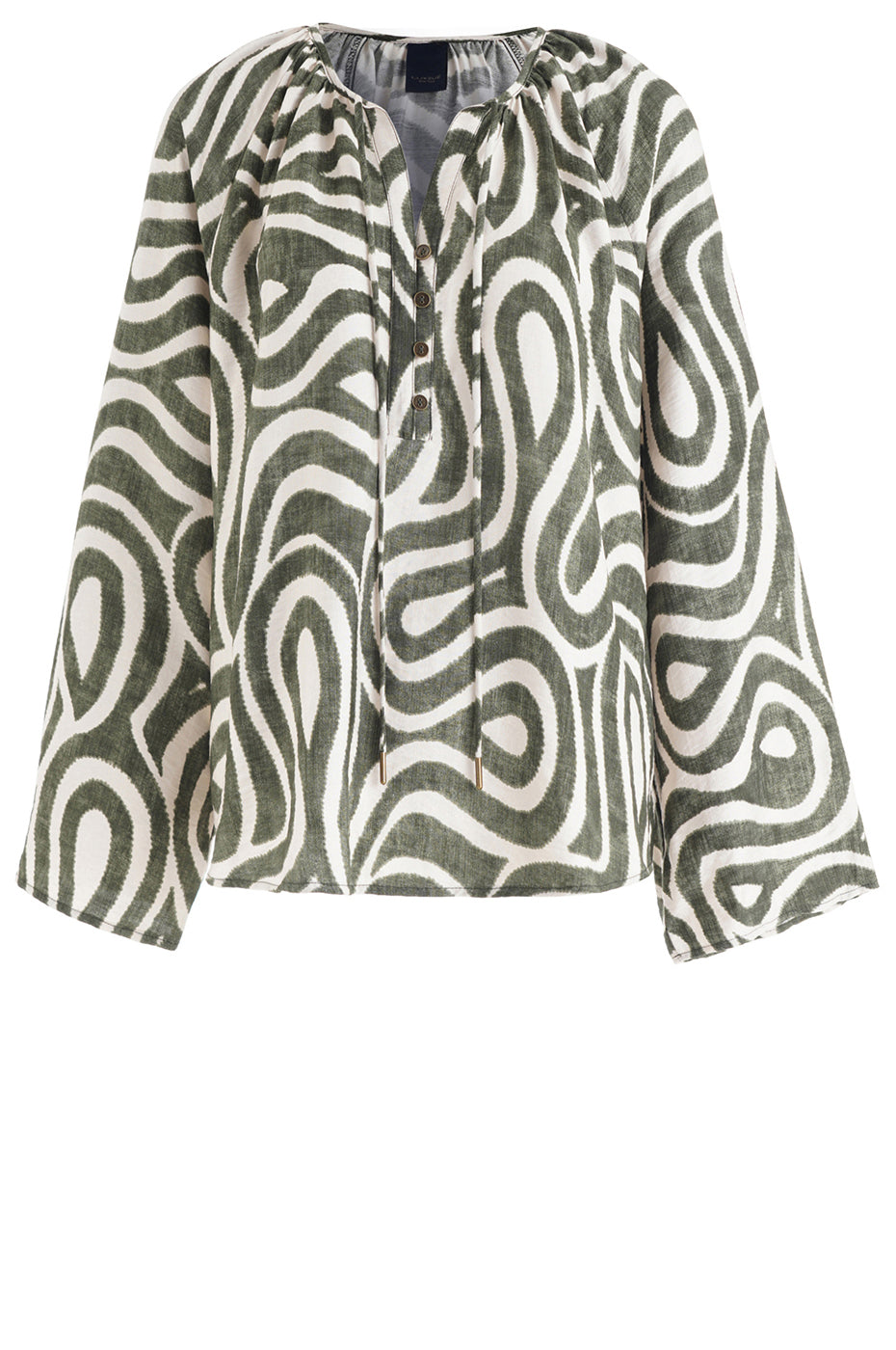 LUXZUZ // ONE TWO Eivoa Blouse Blouse 631 Bronze Green