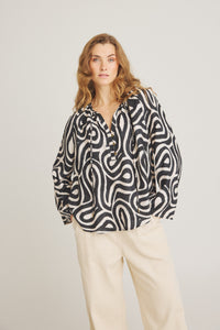 Eivoa Blouse - Phantom