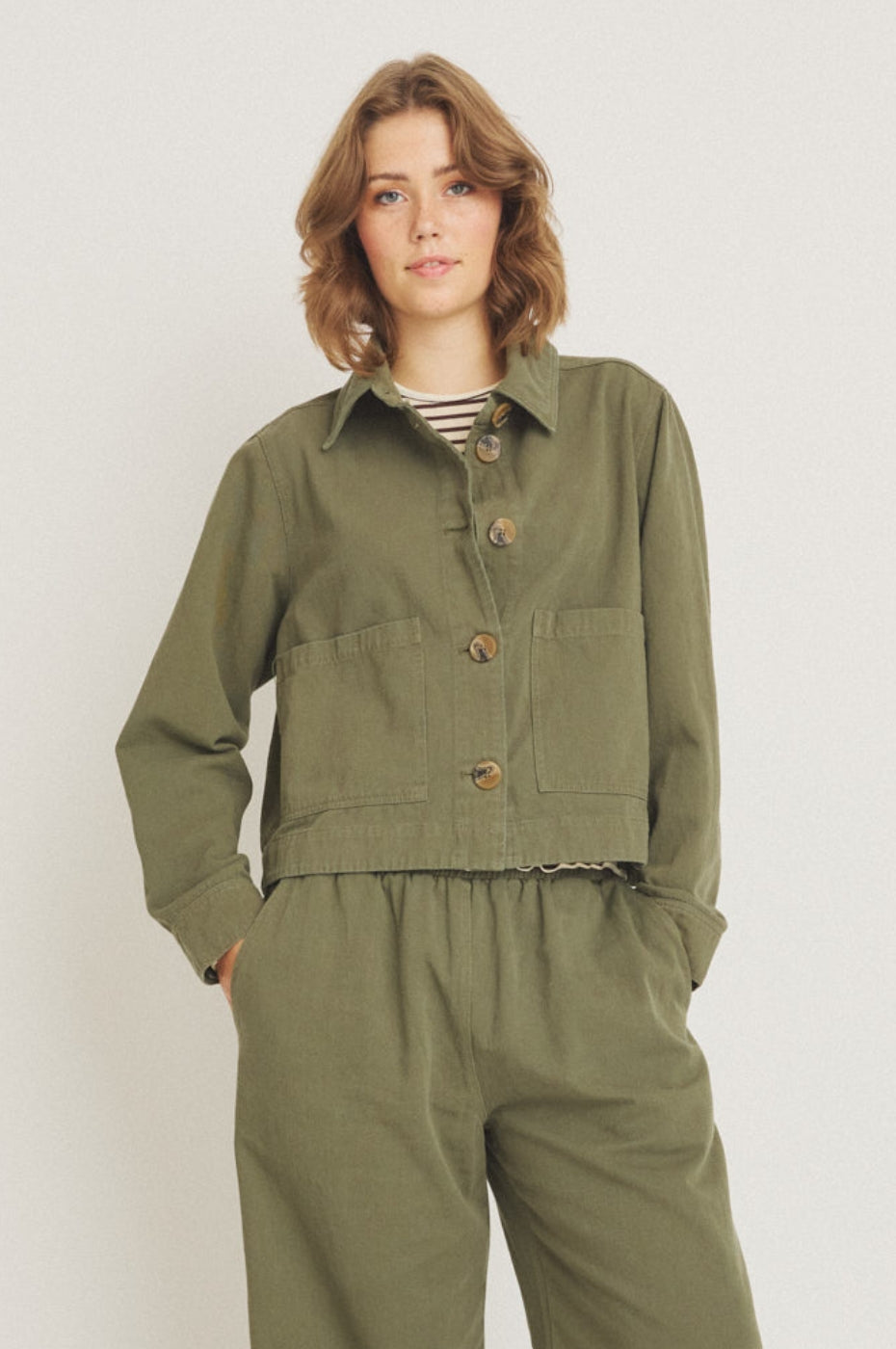LUXZUZ // ONE TWO Elvina Jacket Jacket 637 Dusty Olive