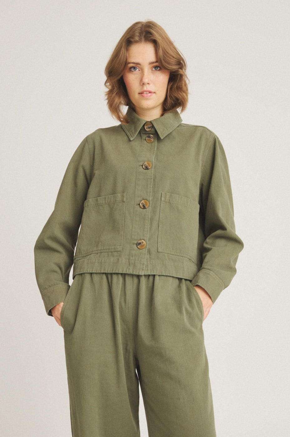 LUXZUZ // ONE TWO Elvina Jacket Jacket 637 Dusty Olive