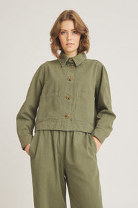 Elvina Jacket - Dusty Olive