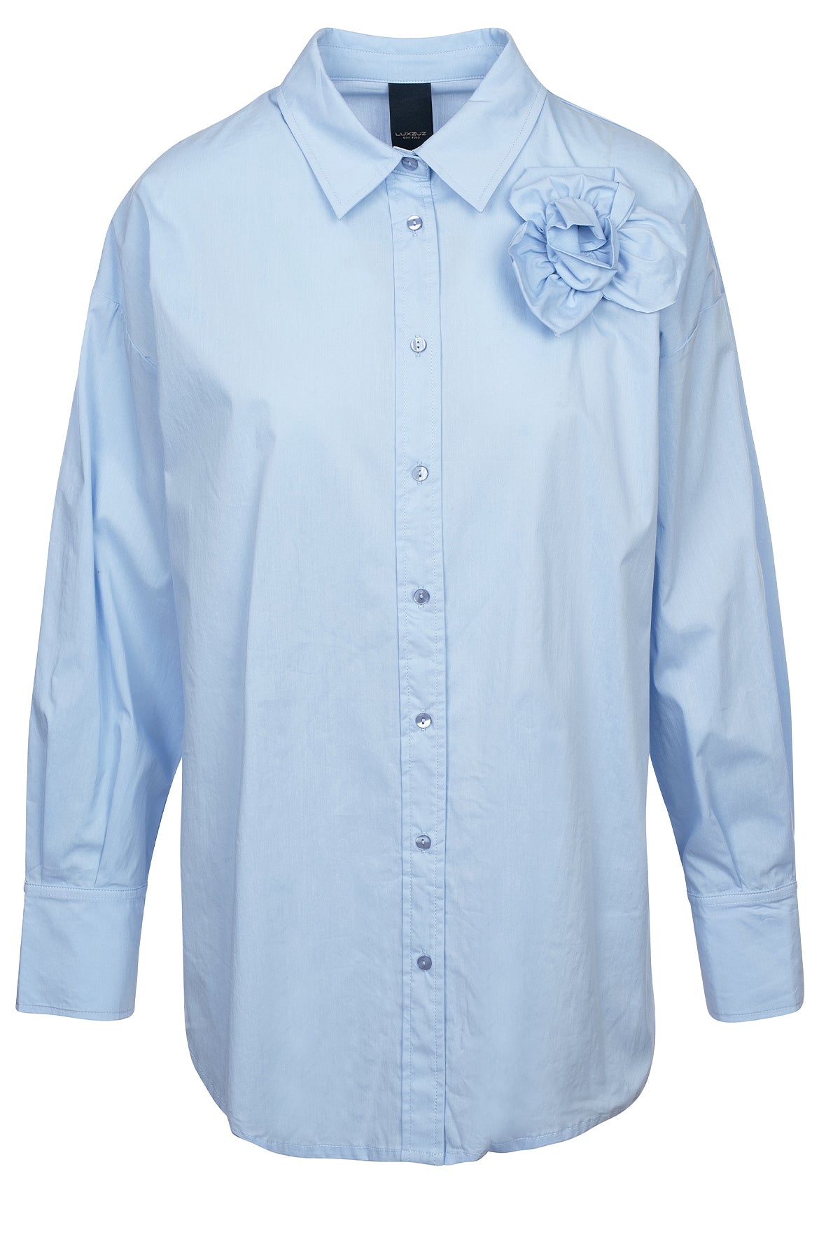 LUXZUZ // ONE TWO Gerflow Shirt Shirt 511 Brunnera Blue