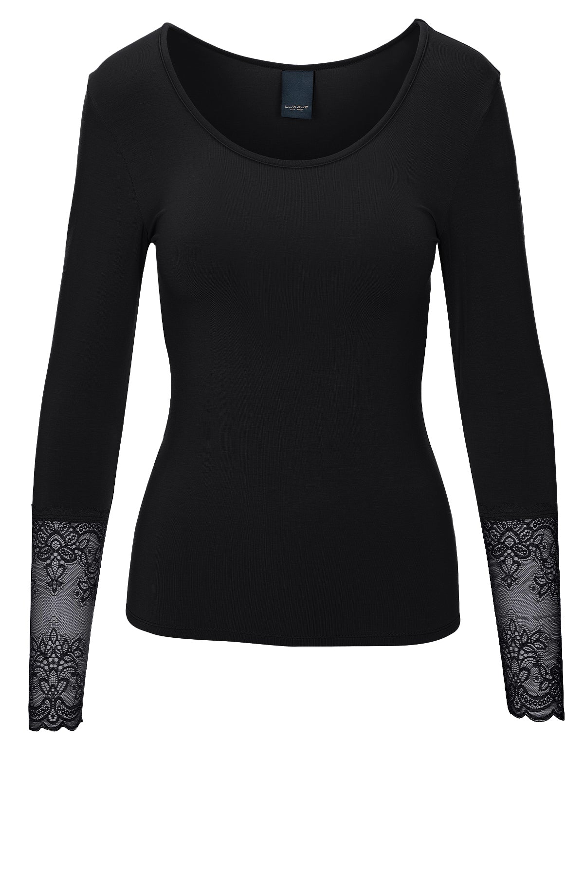 LUXZUZ // ONE TWO Gitte Bamboo T-Shirt 999 Black