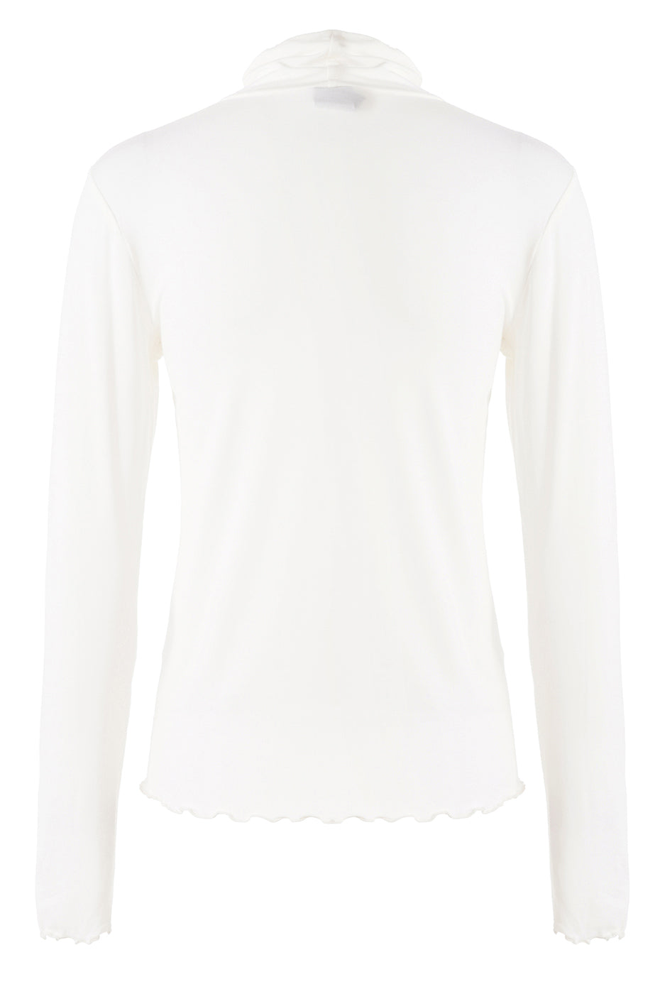 LUXZUZ // ONE TWO Jachio Bamboo Rollneck T-Shirt 737 Cream
