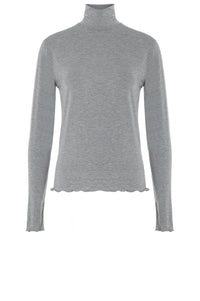 Jachio Bamboo Rollneck - Grey Marl
