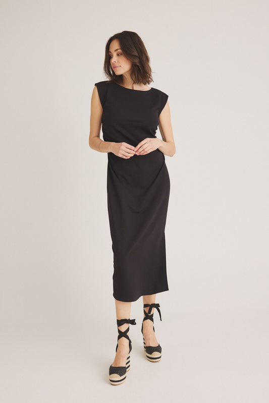 LUXZUZ // ONE TWO Janny Dress Dress 999 Black