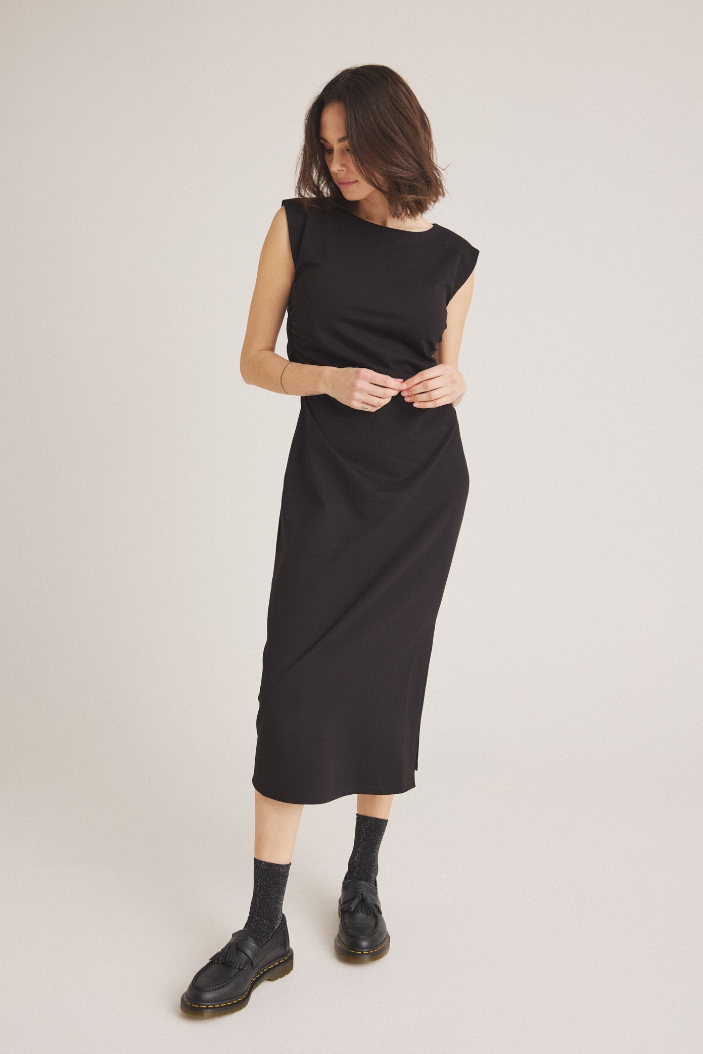 LUXZUZ // ONE TWO Janny Dress Dress 999 Black
