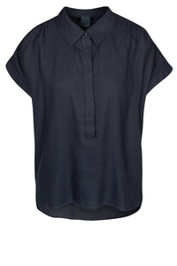 Jardine Blouse - Navy Blue