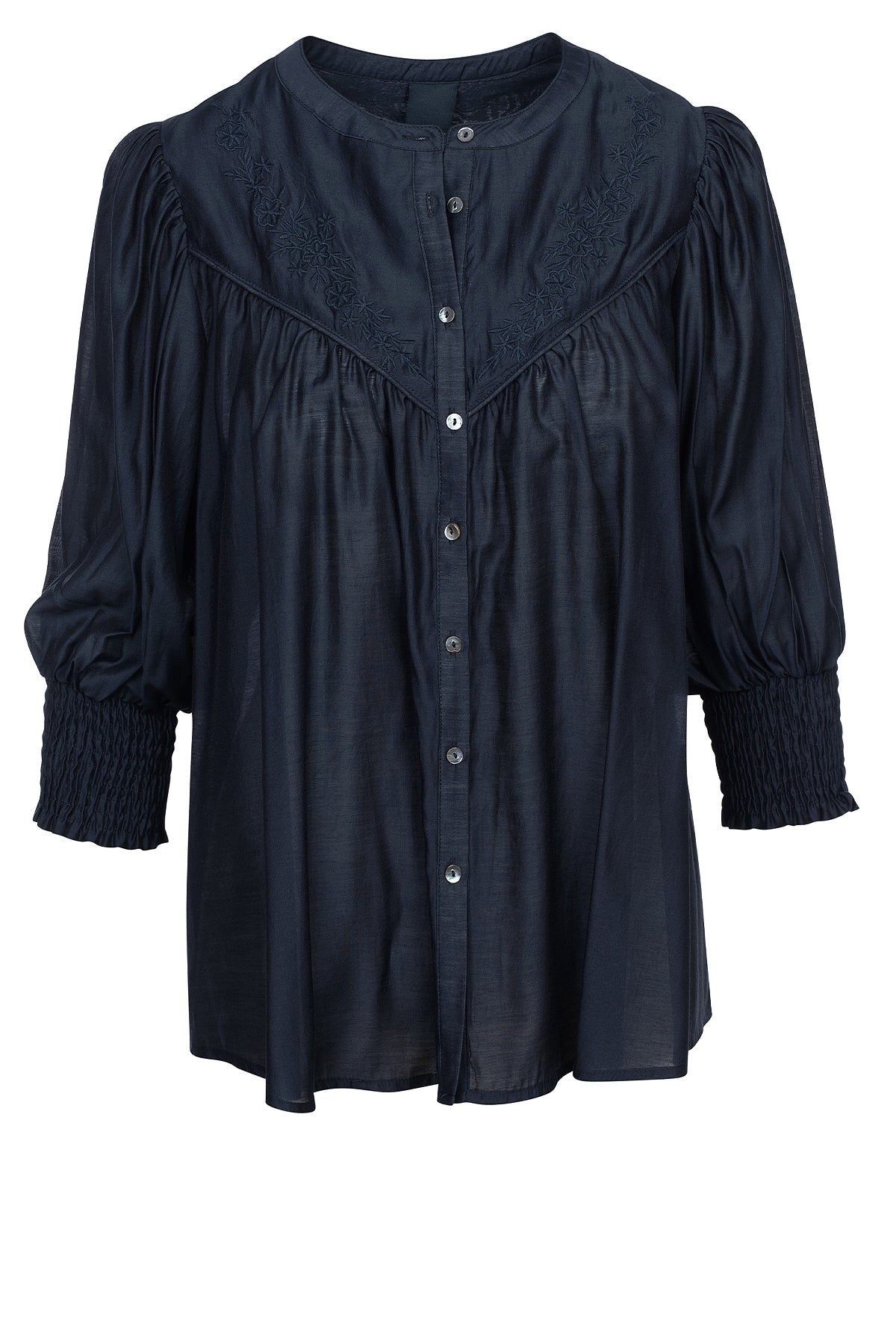 LUXZUZ // ONE TWO Jeana Shirt Shirt 599 Dark Indigo