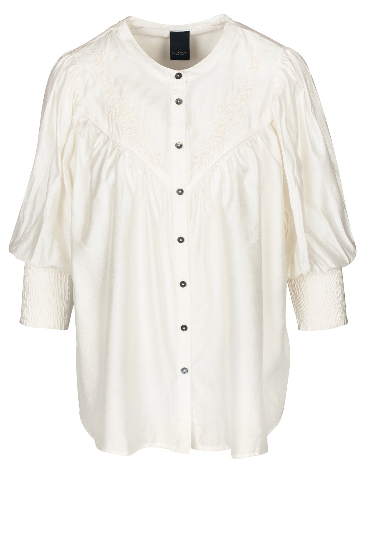 LUXZUZ // ONE TWO Jeana Shirt Shirt 737 Cream