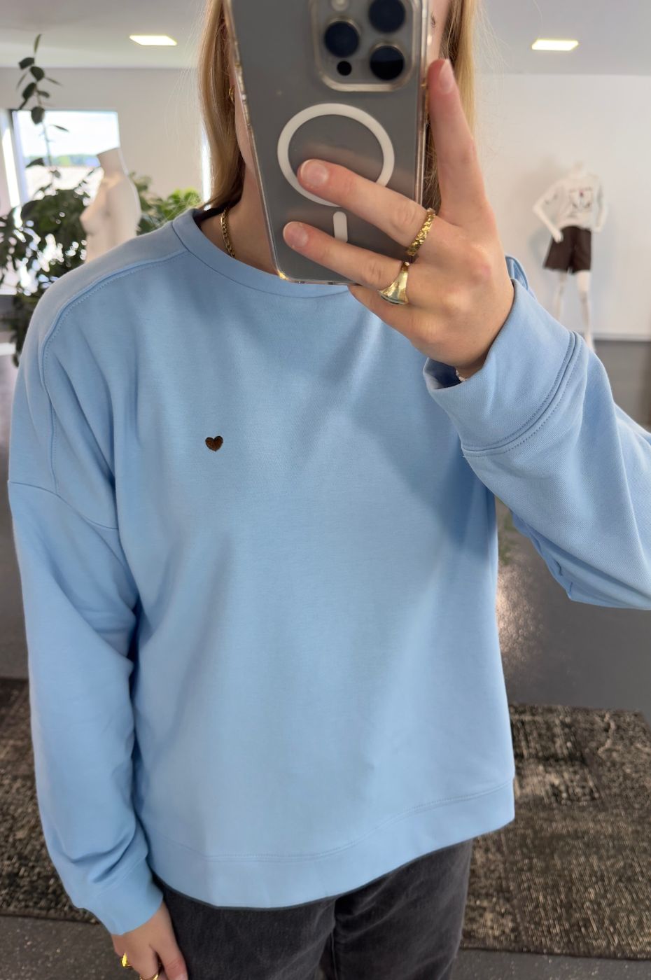 LUXZUZ // ONE TWO Jeanie Sweat Sweat 533 Ice blue