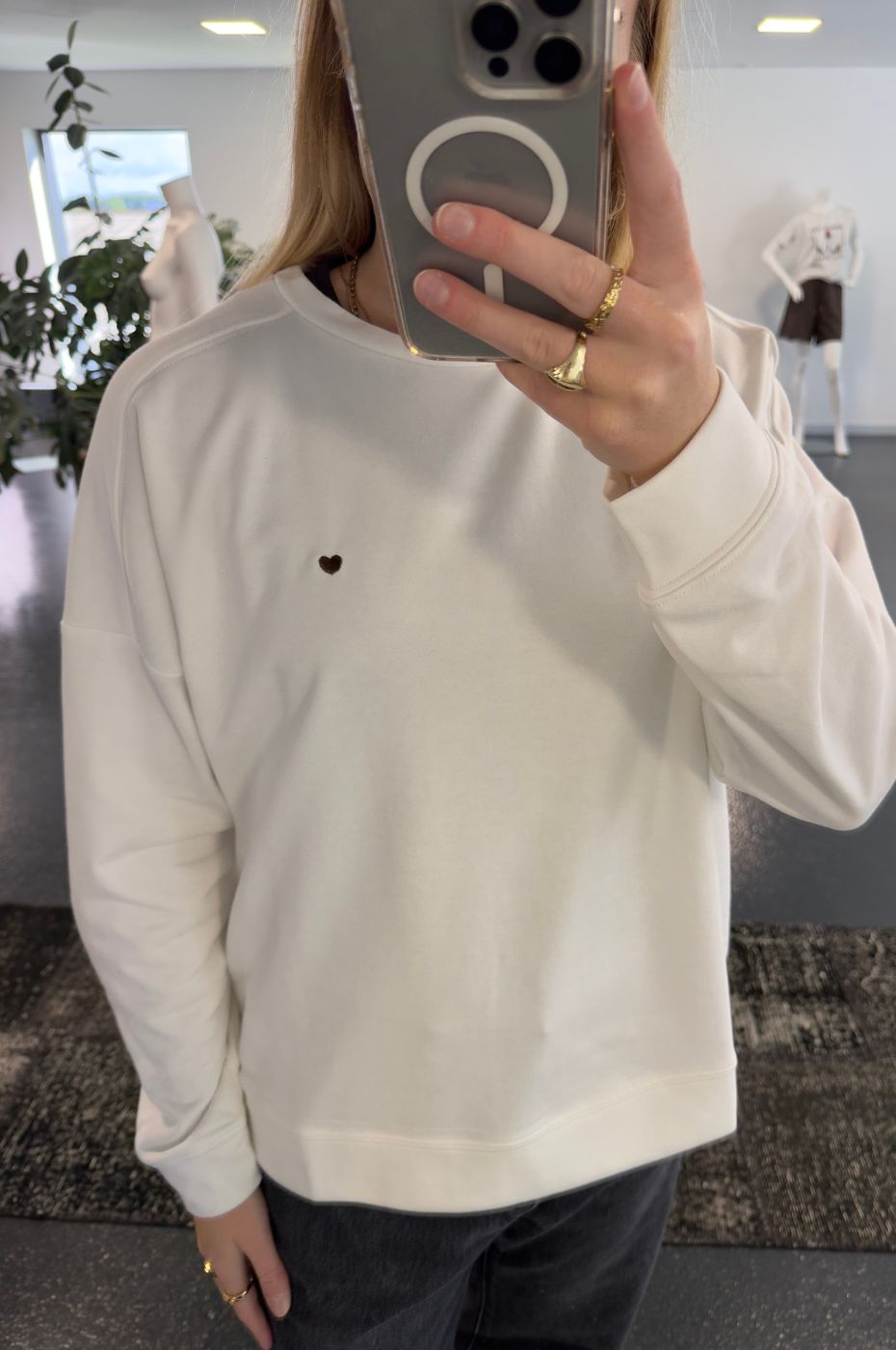 LUXZUZ // ONE TWO Jeanie Sweat Sweat 737 Cream