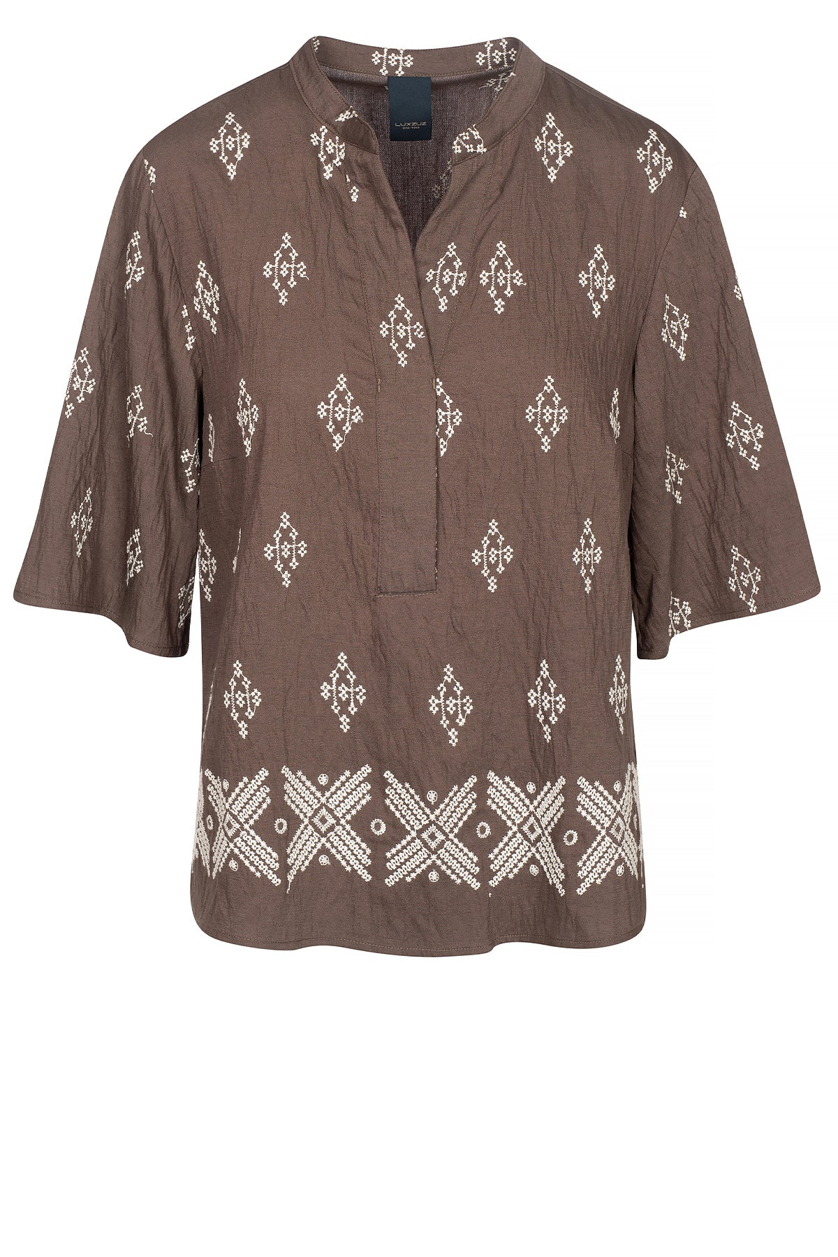 LUXZUZ // ONE TWO Josiana Blouse Blouse 788 Chocolate Chip