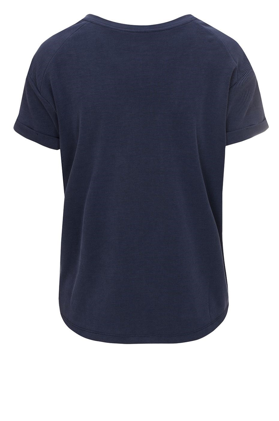 LUXZUZ // ONE TWO Karin T-Shirt 575 Navy Blue