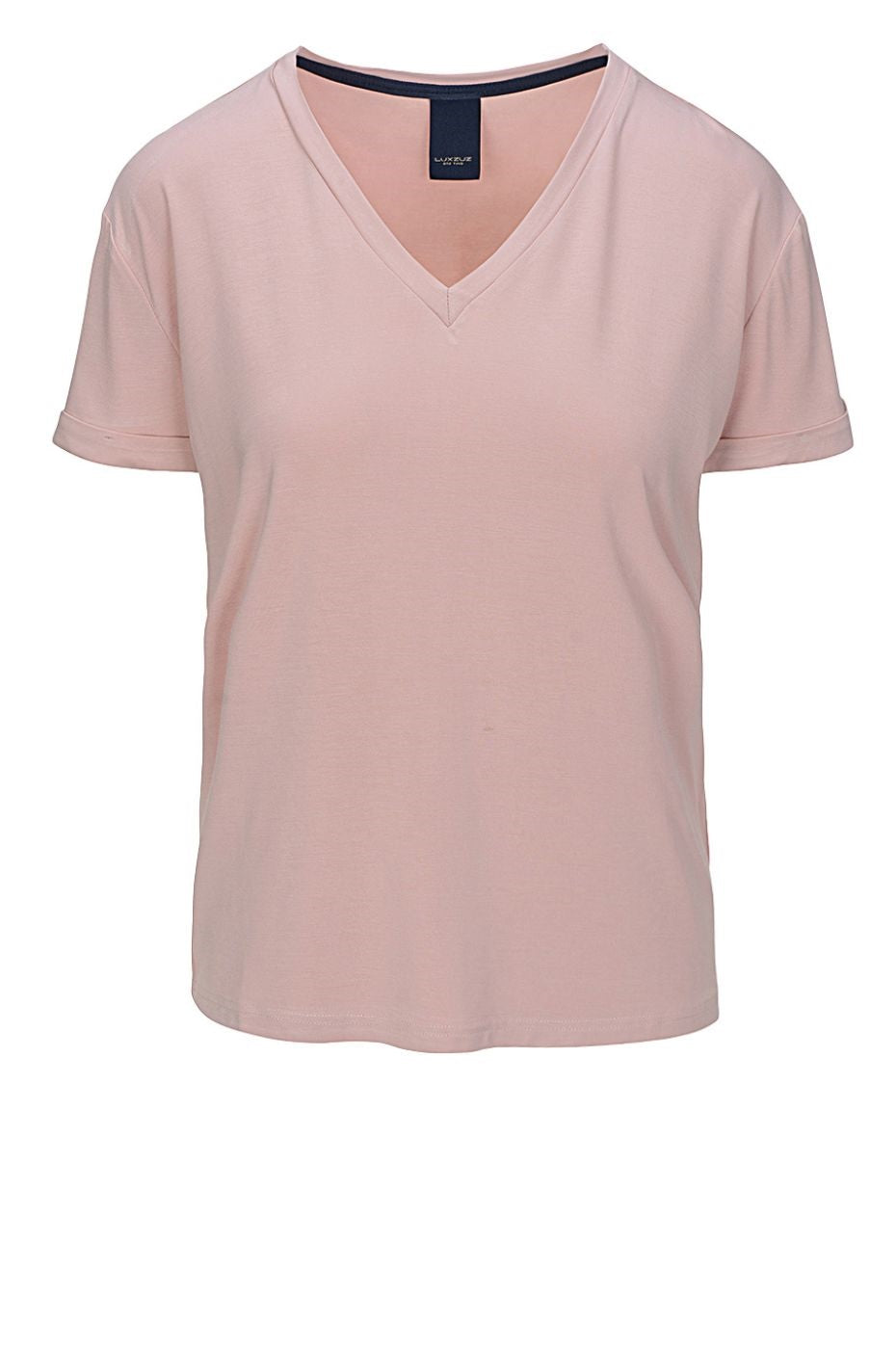 LUXZUZ // ONE TWO Karvi Bamboo T-Shirt 302 Rose Smoke