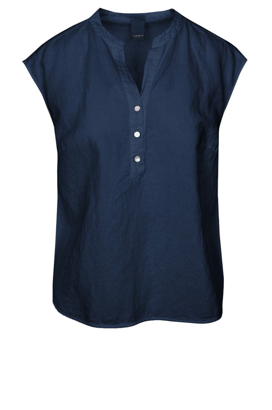 LUXZUZ // ONE TWO Kikantia Top Top 575 Navy Blue
