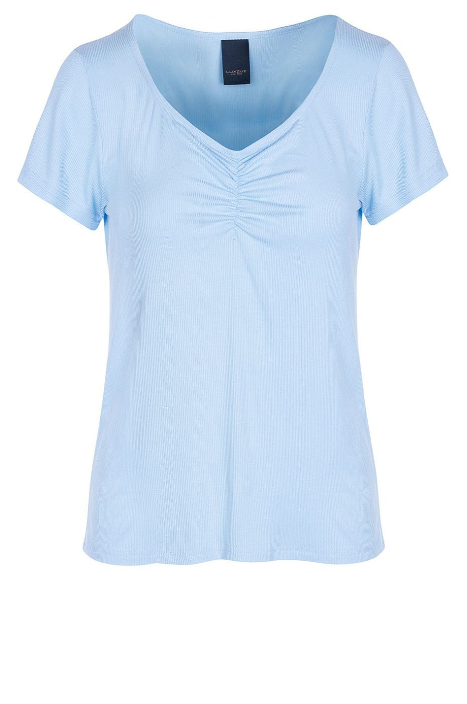 LUXZUZ // ONE TWO Klaudine T-shirt T-Shirt 506 Blue Bell