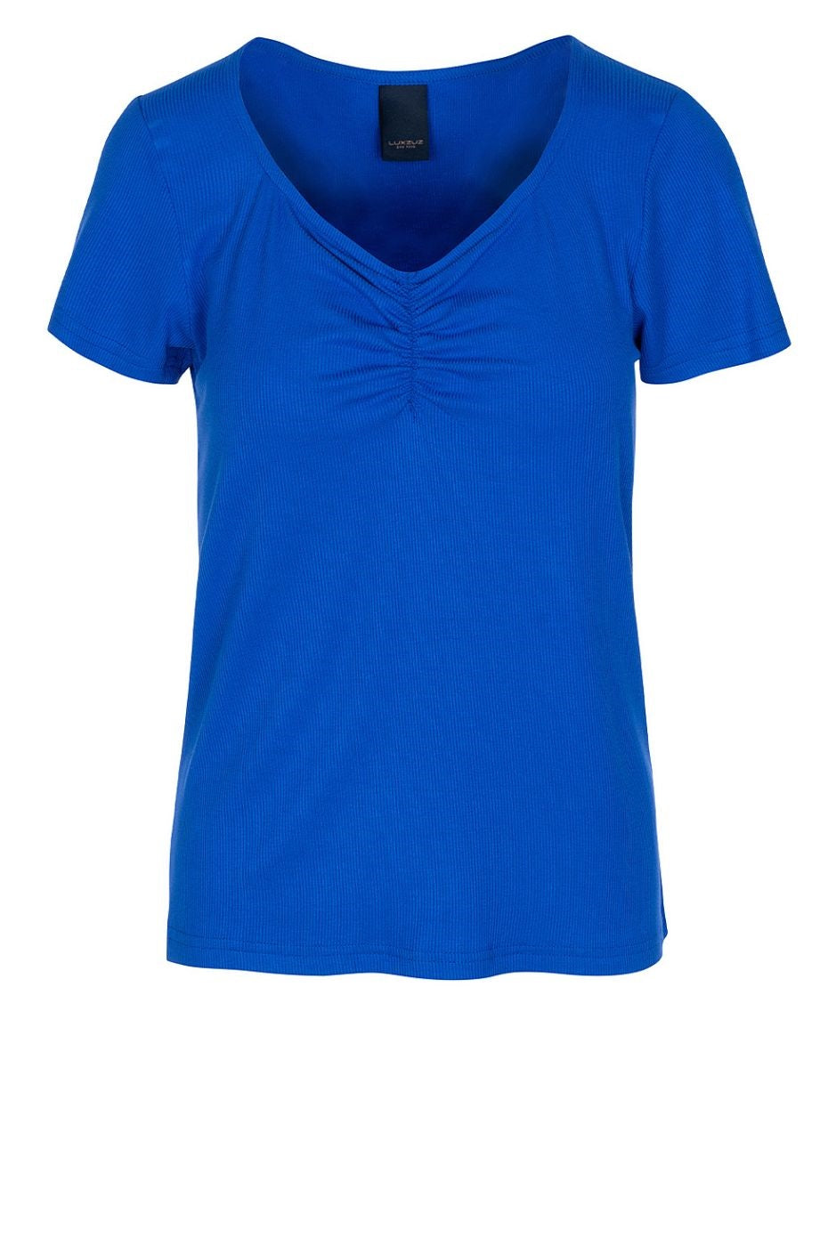 LUXZUZ // ONE TWO Klaudine T-shirt T-Shirt 558 Dazzling Blue