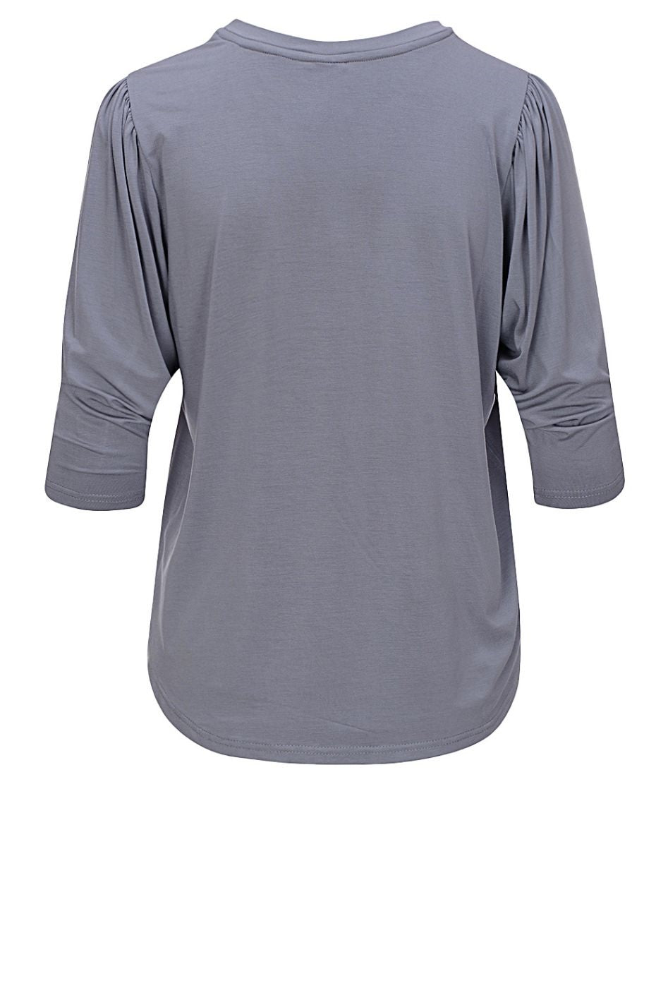 LUXZUZ // ONE TWO Lailong Bamboo T-Shirt 818 Steel Grey