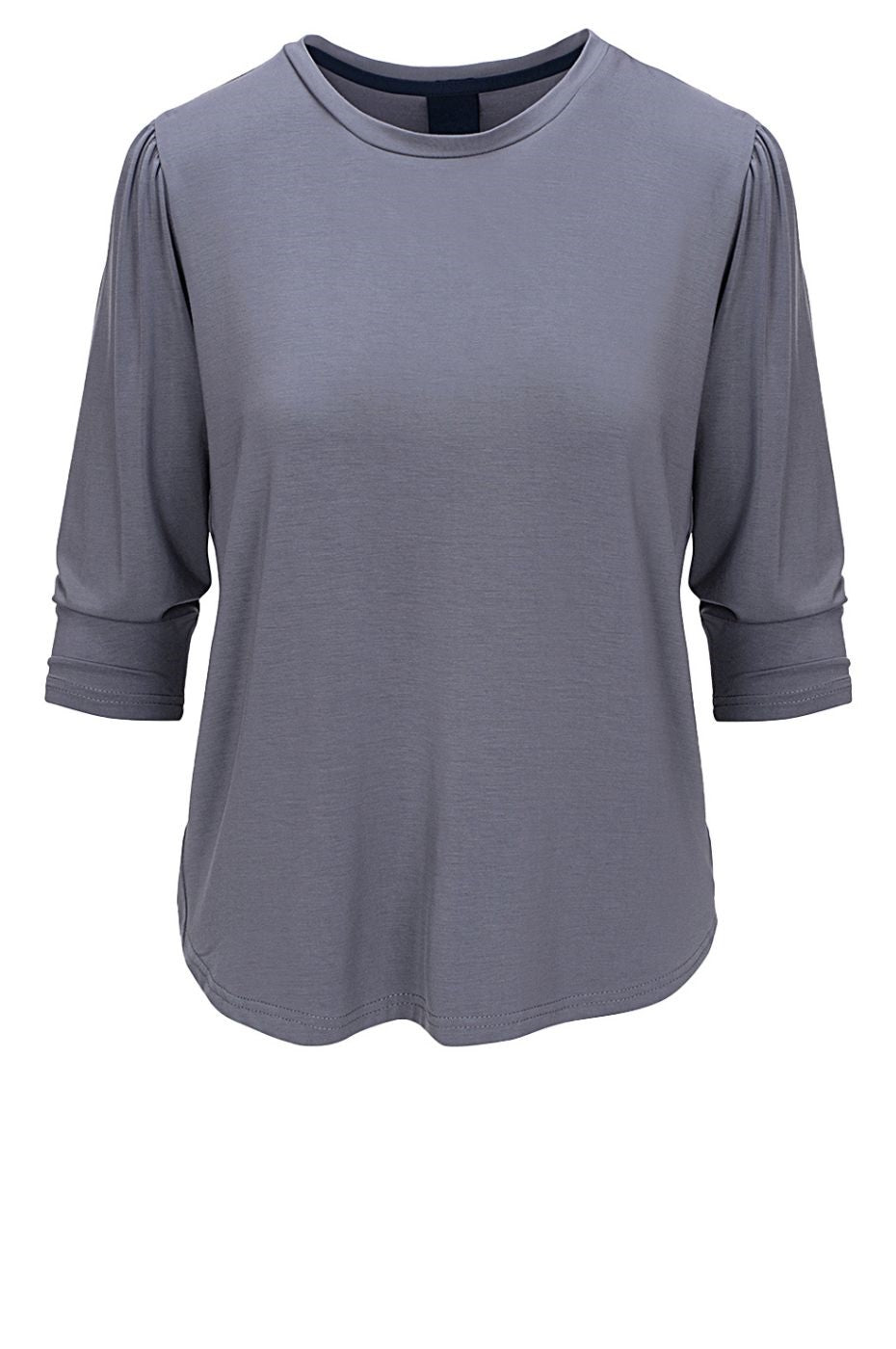 LUXZUZ // ONE TWO Lailong Bamboo T-Shirt 818 Steel Grey