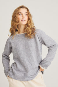 Lora Knit - Grey Marl