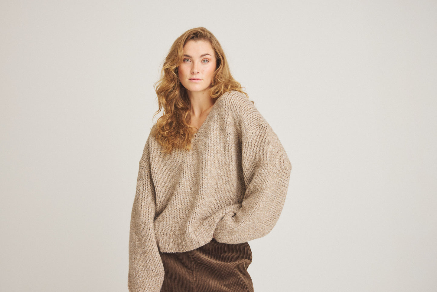 LUXZUZ // ONE TWO Lotti Knit Knit 759 Light Taupe