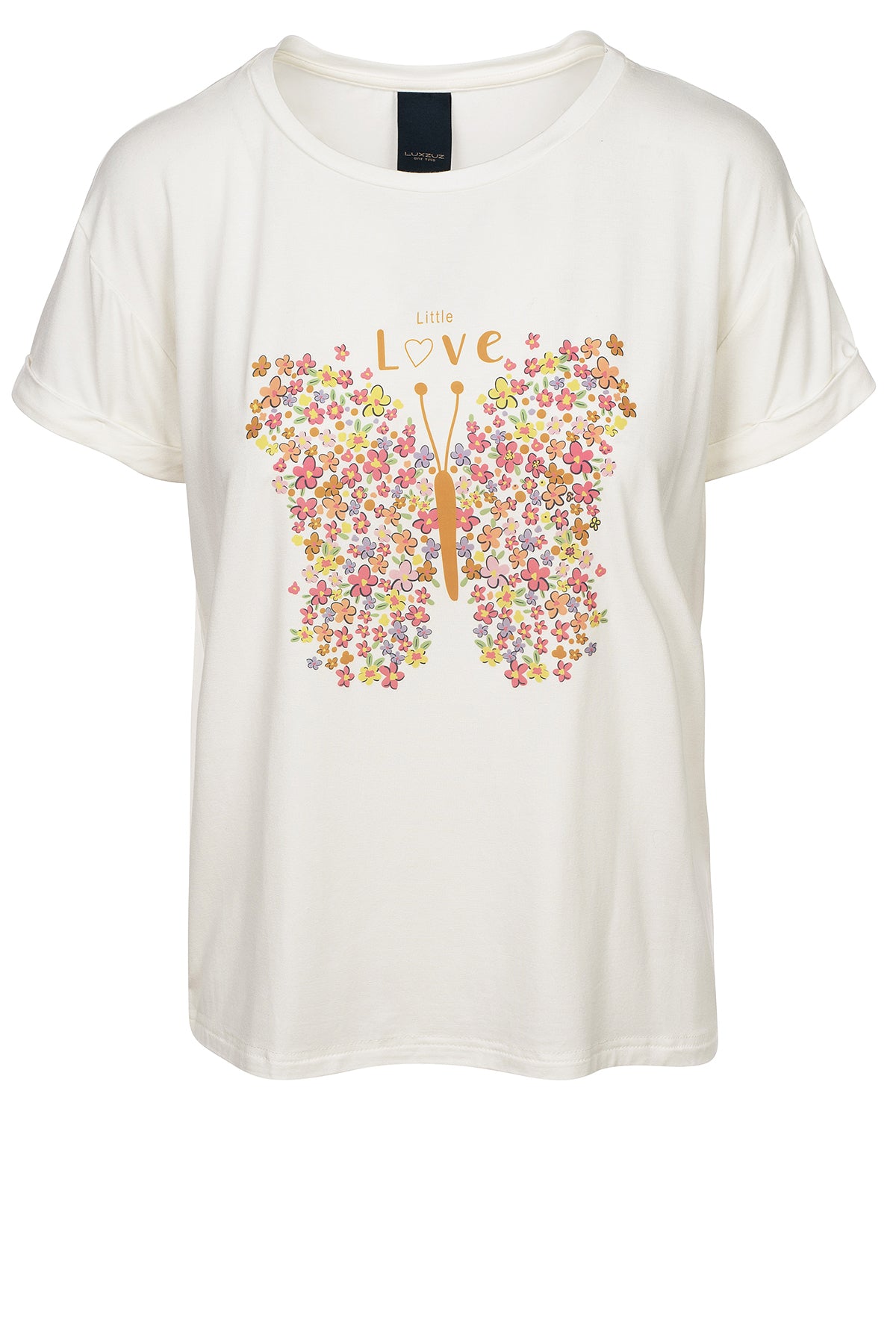LUXZUZ // ONE TWO Love T-Shirt T-Shirt 737 Cream