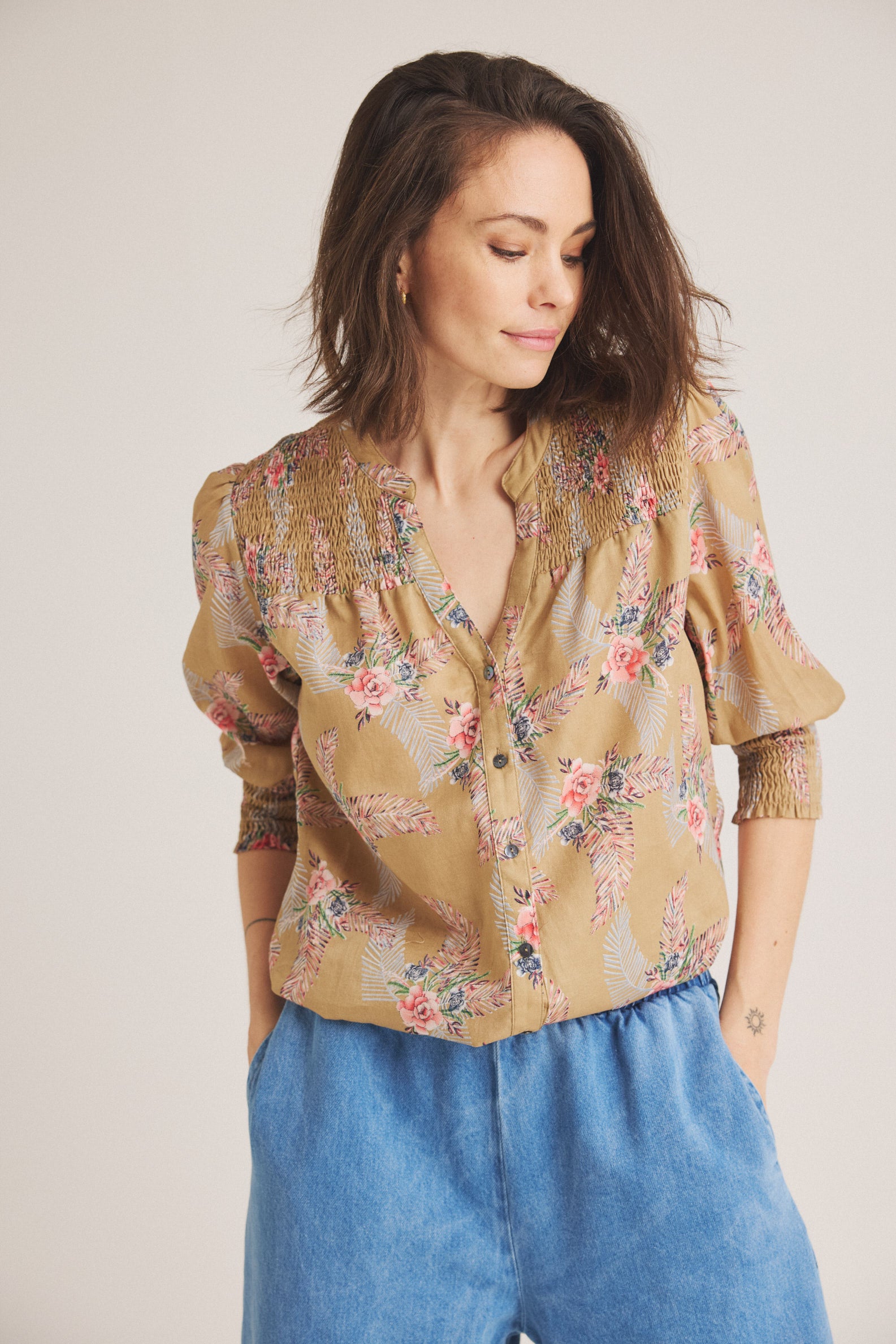 LUXZUZ // ONE TWO Mei Shirt Shirt 759 Light Taupe