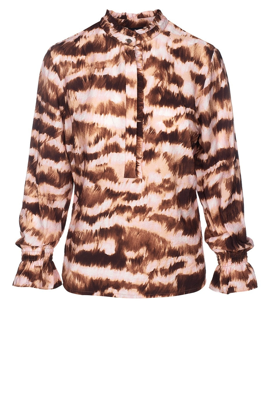 LUXZUZ // ONE TWO Miannu Blouse Blouse 767 Friar Brown