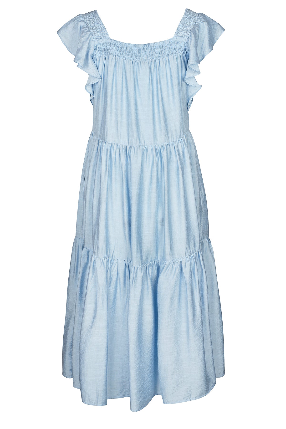 LUXZUZ // ONE TWO Rufusana Dress Dress 510 Chambray Blue