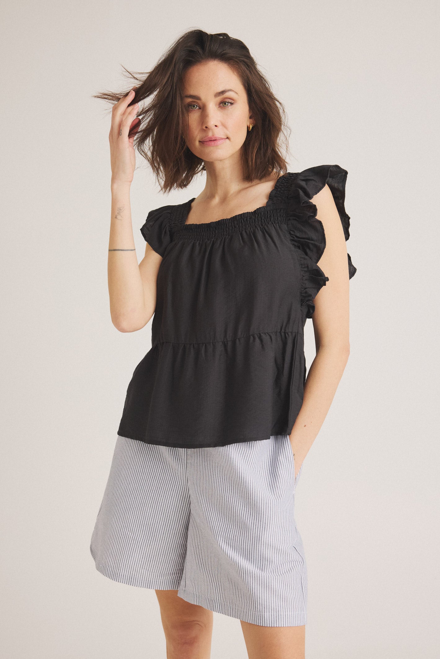 LUXZUZ // ONE TWO Rufusine Blouse Blouse 999 Black