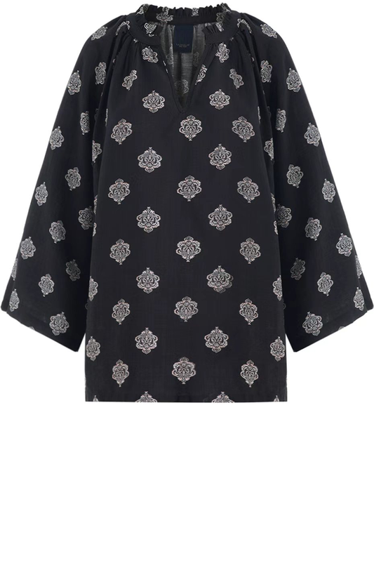 LUXZUZ // ONE TWO Salinas Blouse Blouse 999 Black