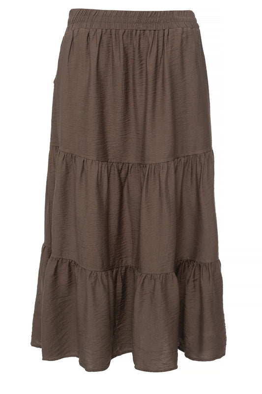 LUXZUZ // ONE TWO Selindraga Skirt Skirt 788 Chocolate Chip