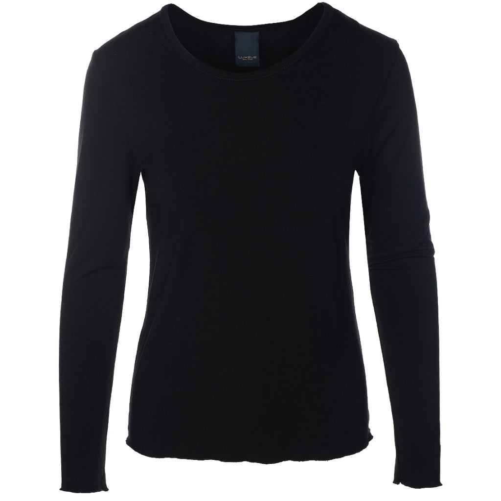 LUXZUZ // ONE TWO Sigba Bamboo T-shirt T-Shirt Black 9099