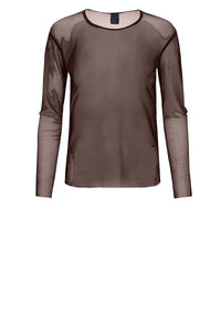 Sigborg Mesh T Shirt - Choco Lux