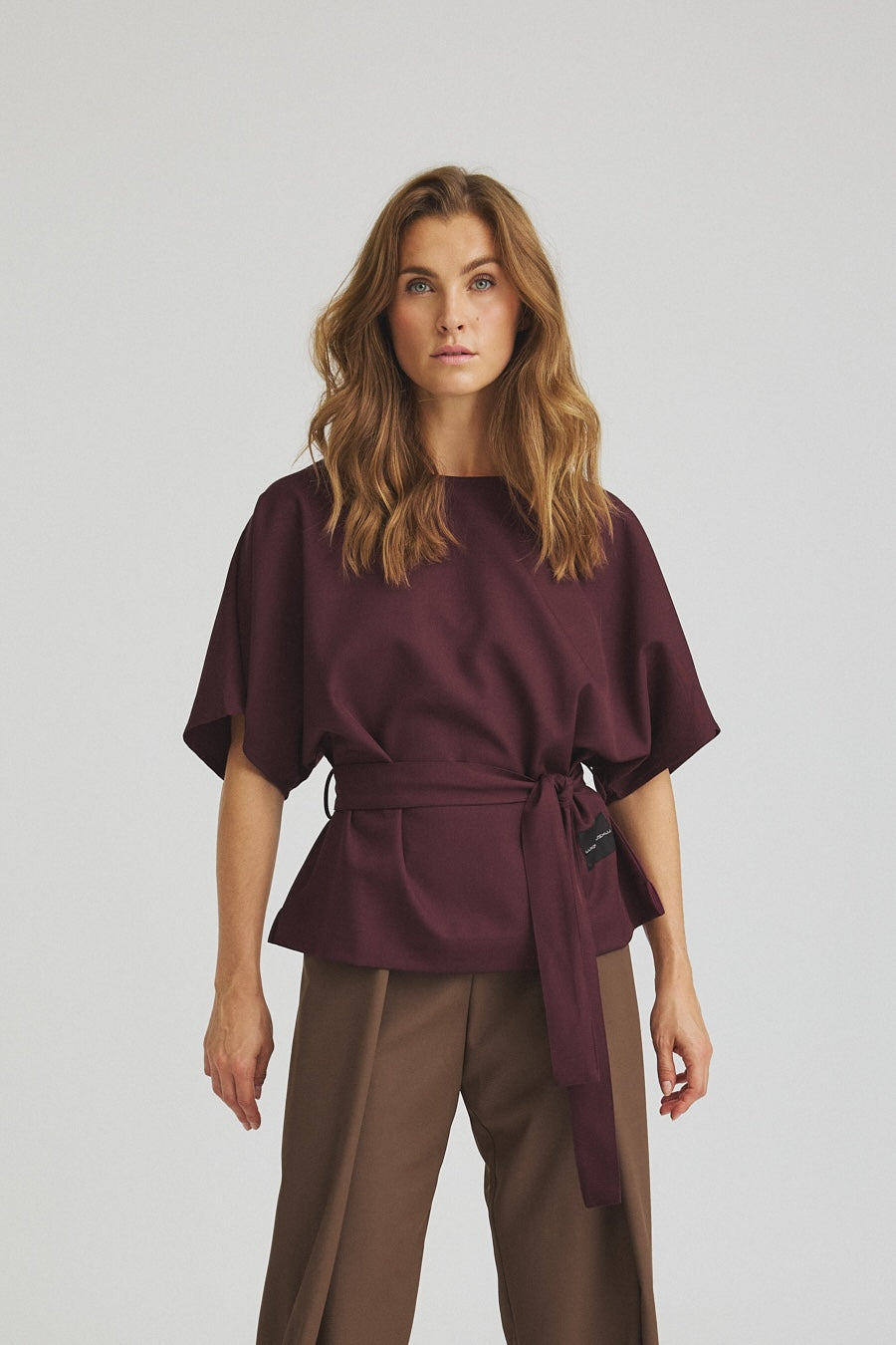 LUXZUZ // ONE TWO Zenta Blouse Blouse 449 Winetasting