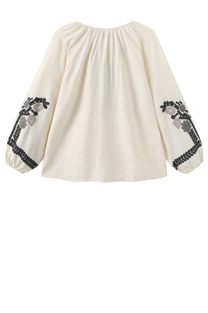 LUXZUZ // ONE TWO Adel Blouse Blouse 741 Ecru